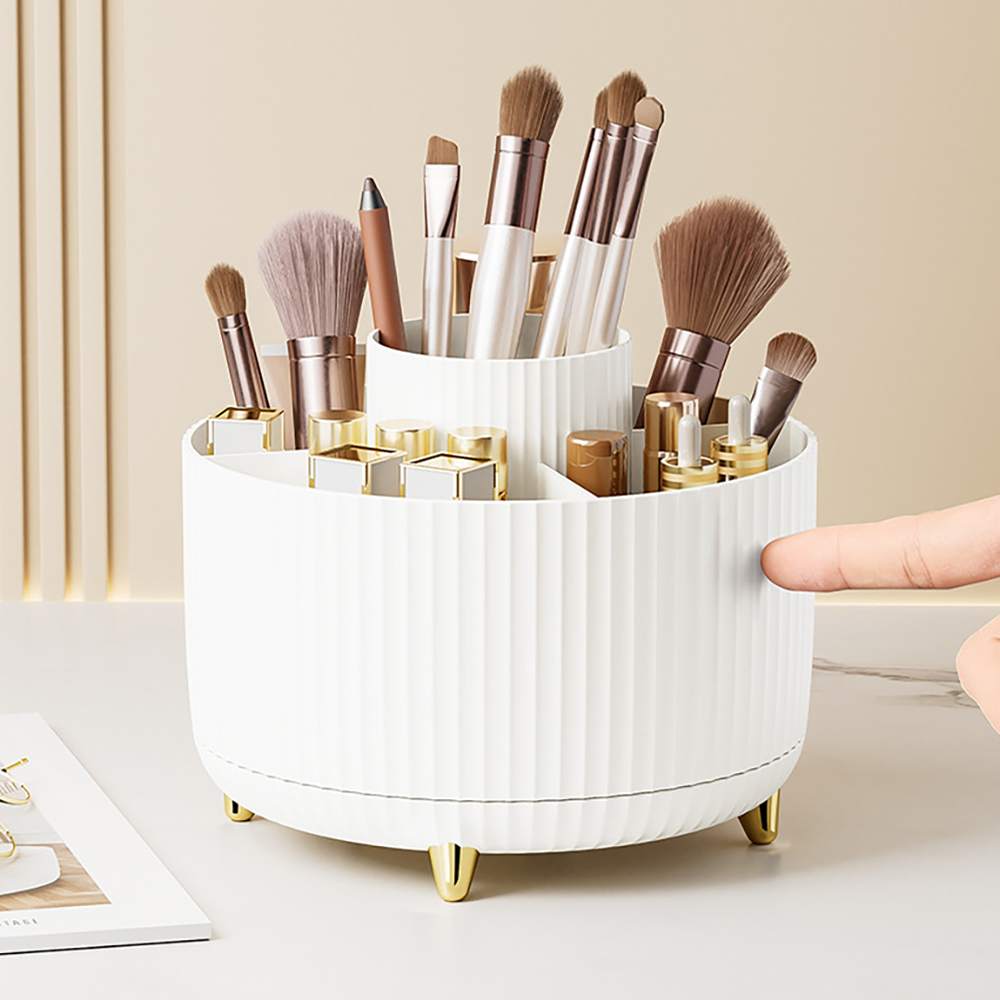 Beauty Kiss Makeup - 360-roterende make-up desktop cosmetische opbergdoos organisator