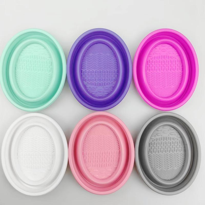 Beauty Makeup Products - Opvouwbare poederdons Reinigingskom Oogschaduwborstels Wassen Schone