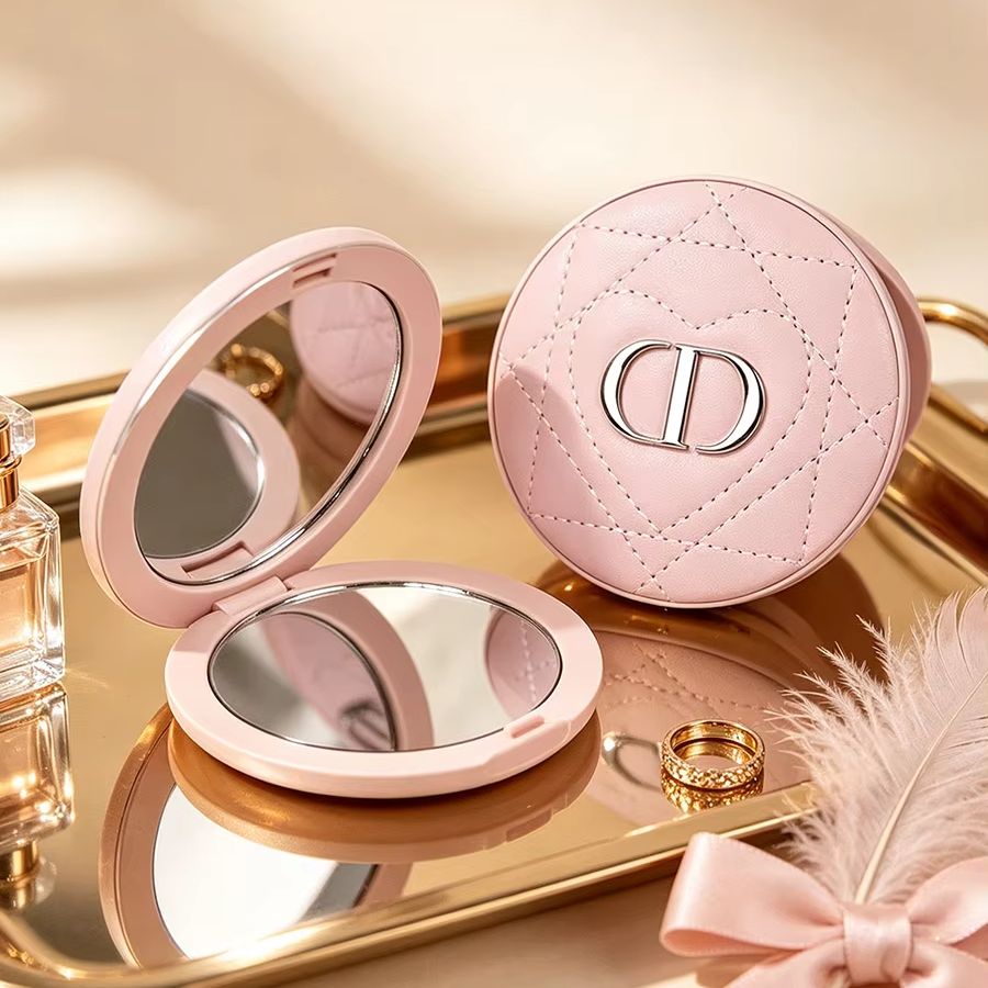 Beauty Makeup Dior - DIOR Lederen Make-upspiegel Ingebouwde Dubbelzijdige Spiegel