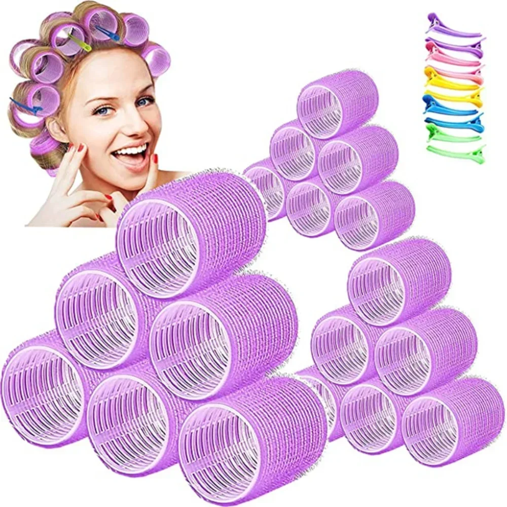 Hair Curling Wand - Nieuwe Self-Grip Haarrollers Heatless Hair Curlers