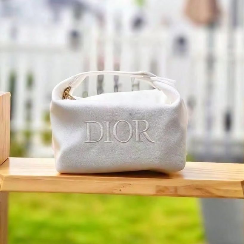 Beauty Makeup Dior - Dior's Bag Elegant wit canvas opbergtasje