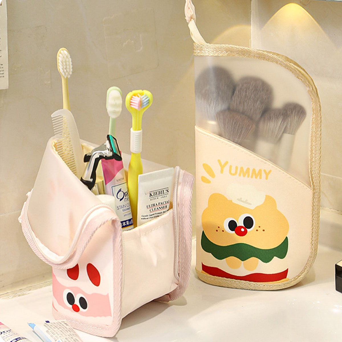 Beauty Makeup & D Anime Studio - 1 stuks cosmetische tas reisstandaard opslag