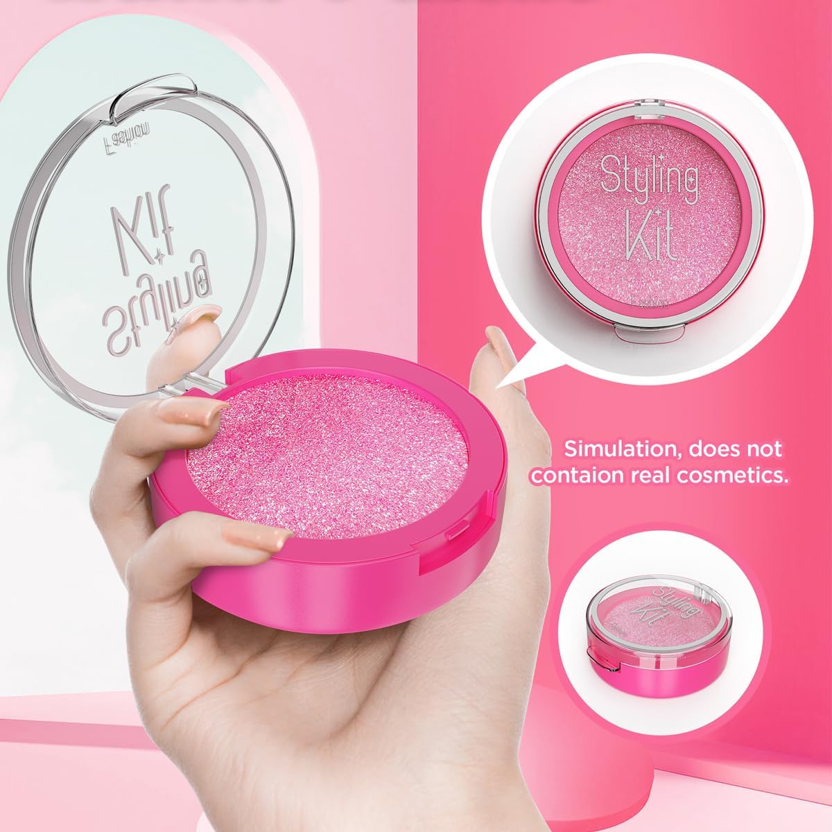 Kinderspeelgoed make-up, rolle - Beauty Kiss Makeup recensie en prijs