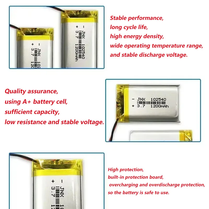 102540 3,7 V 1200 mAh polymeer - Makeup Beauty Makeup Game recensie en prijs