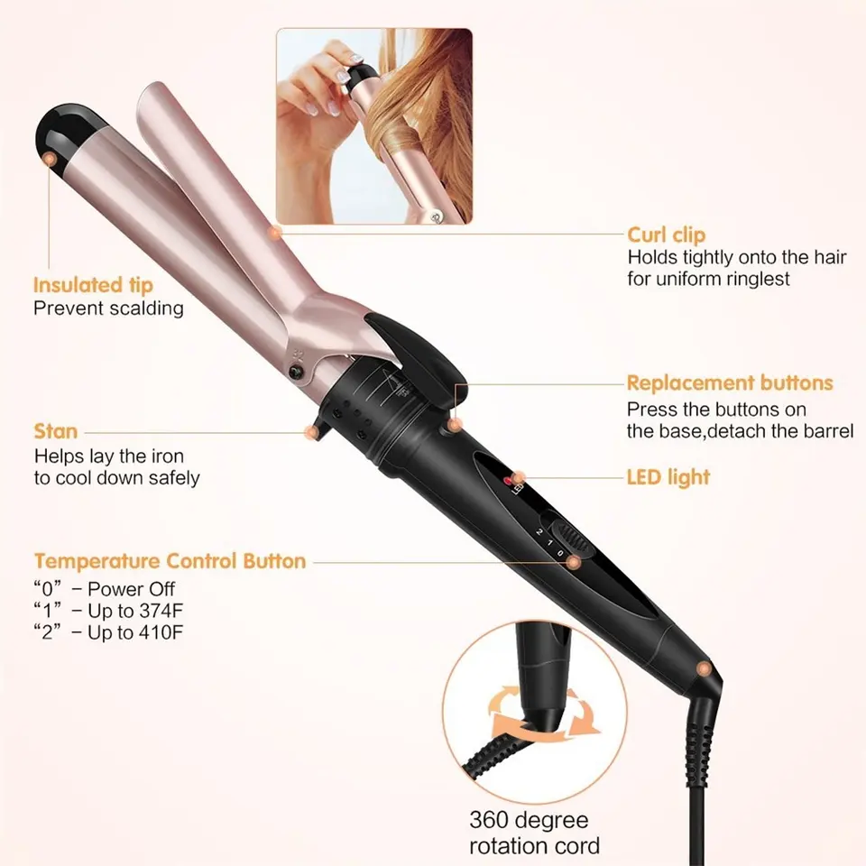 Professionele Salon Haar Krult - Hair Curling Wand recensie en prijs