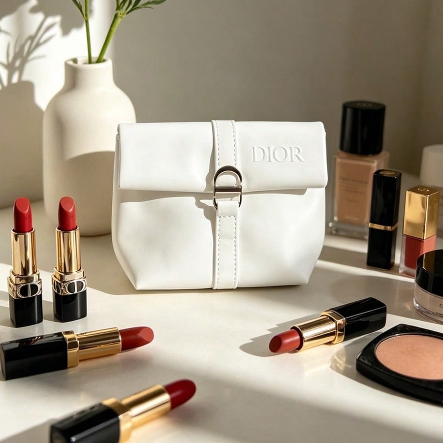 Dior's Bag Witte cosmetische t - Beauty Makeup Dior recensie en prijs
