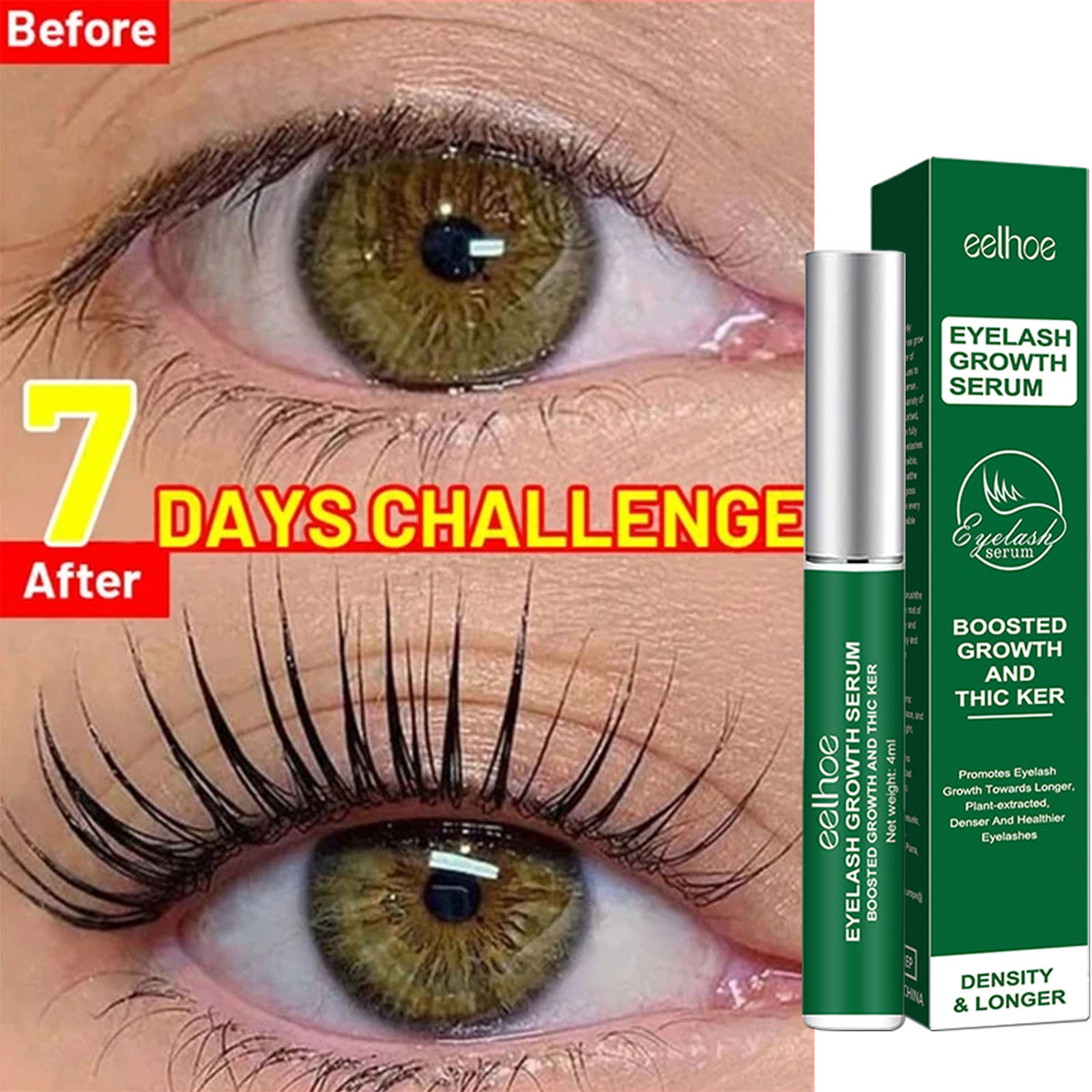 Snelle Wimpergroei Serum 7 Dag - Lash Serum Growth recensie en prijs