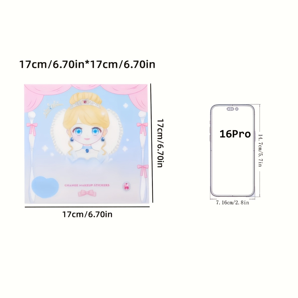 Prinsessen make-up stickers, d - Makeup Beauty Makeup Game recensie en prijs