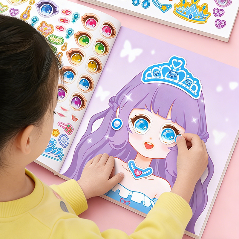 Prinsessen make-up stickers, d - Makeup Beauty Makeup Game recensie en prijs