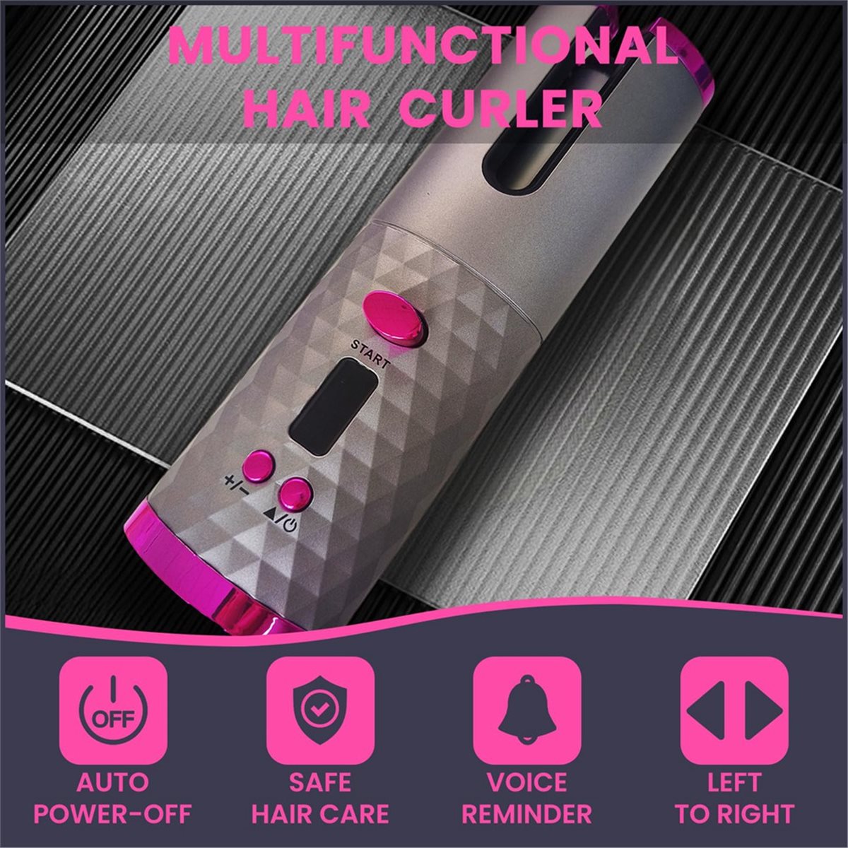 N18R draadloze krultang Beach  - Hair Curling Wand recensie en prijs